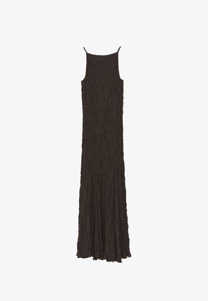 OXXO, OXXO SLEEVELESS LONG DRESS WITH CREW NECK - Vestito casual - chocolate brown