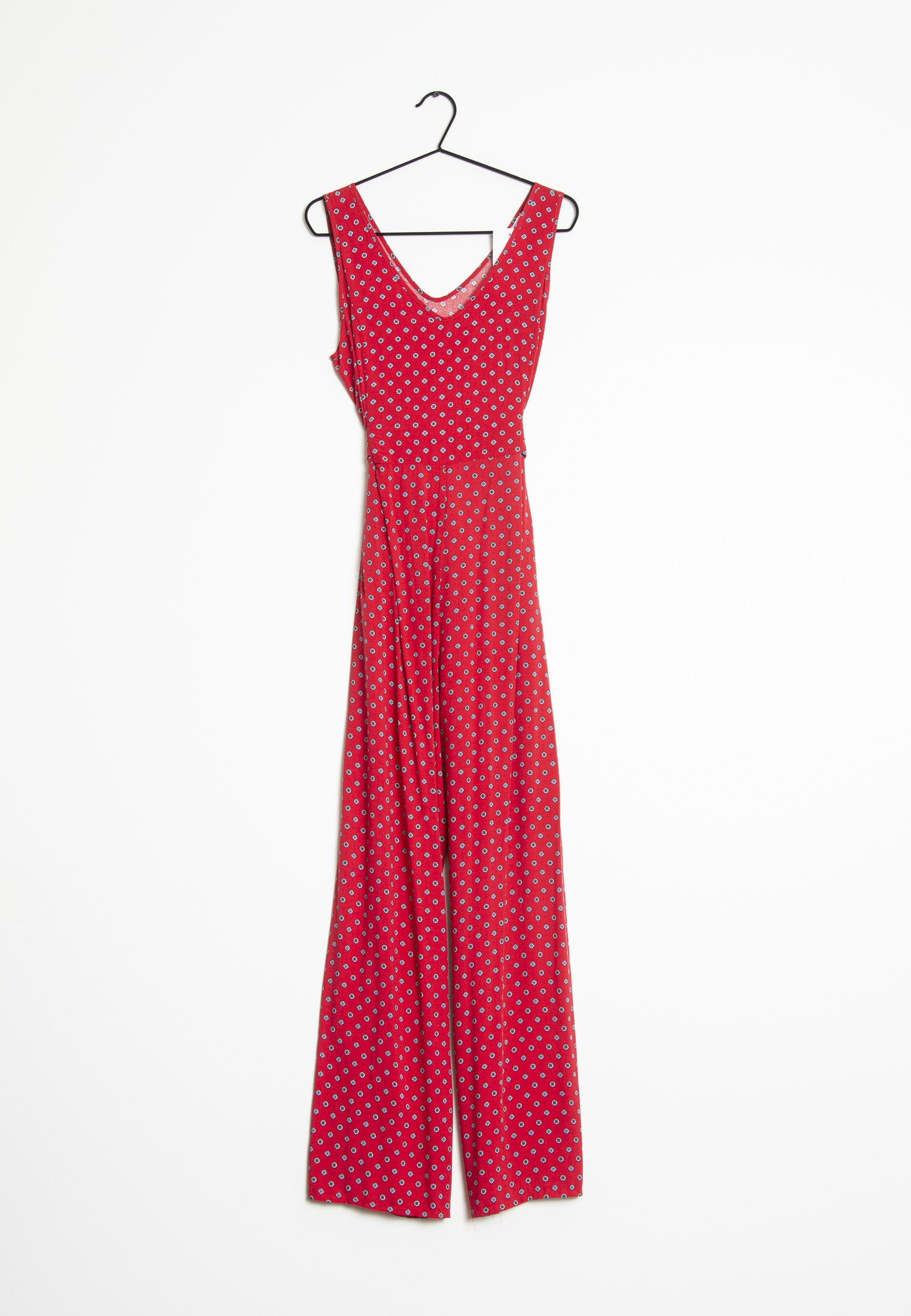 mango jumpsuit red
