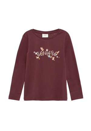 GLITZER - T-shirt à manches longues - bordeaux