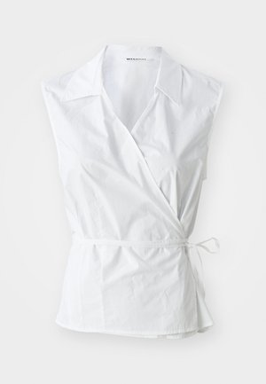 Weekday SLEEVELESS WRAP  - Blouse - white light