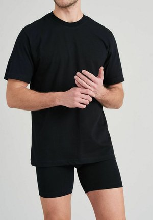 AMERICAN RUNDHALS-AUSSCHNITT 2-ER PACK - Undershirt - schwarz