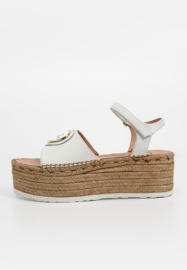 Love Moschino Sandalen met plateauzool wit Love Moschino Sandalen met plateauzool wit