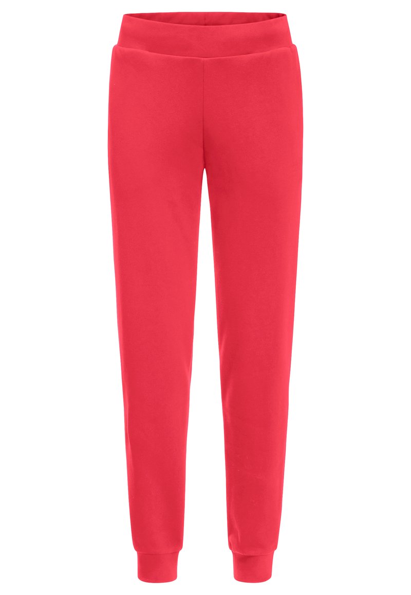 Damen Sportbekleidung | Jack Wolfskin ESSENTIAL Jogginghose tulip red/koralle - JG44837 Damen Sportbekleidung | Jack Wolfskin ESSENTIAL Jogginghose tulip red/koralle - JG44837