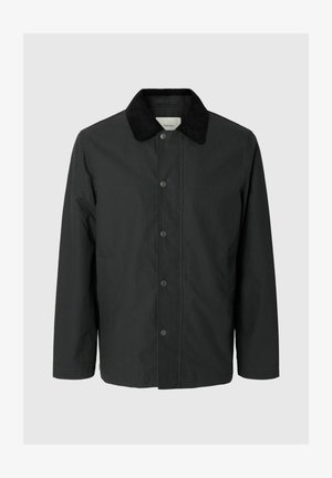 Selected, Regenjacke / wasserabweisende Jacke - dark shadow