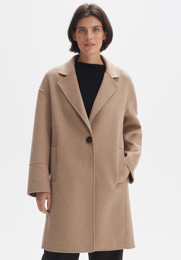 HATILDE - Klassischer Mantel - macadamia