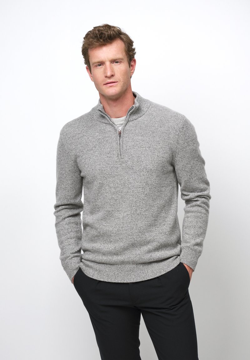 PROFUOMO Strickpullover - light grey