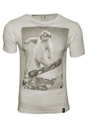 Print T-shirt - quicksilver