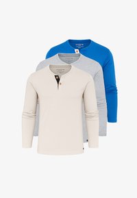 Ej vald, blue light grey light grey melange