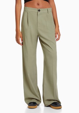 Bershka, Broek - khaki