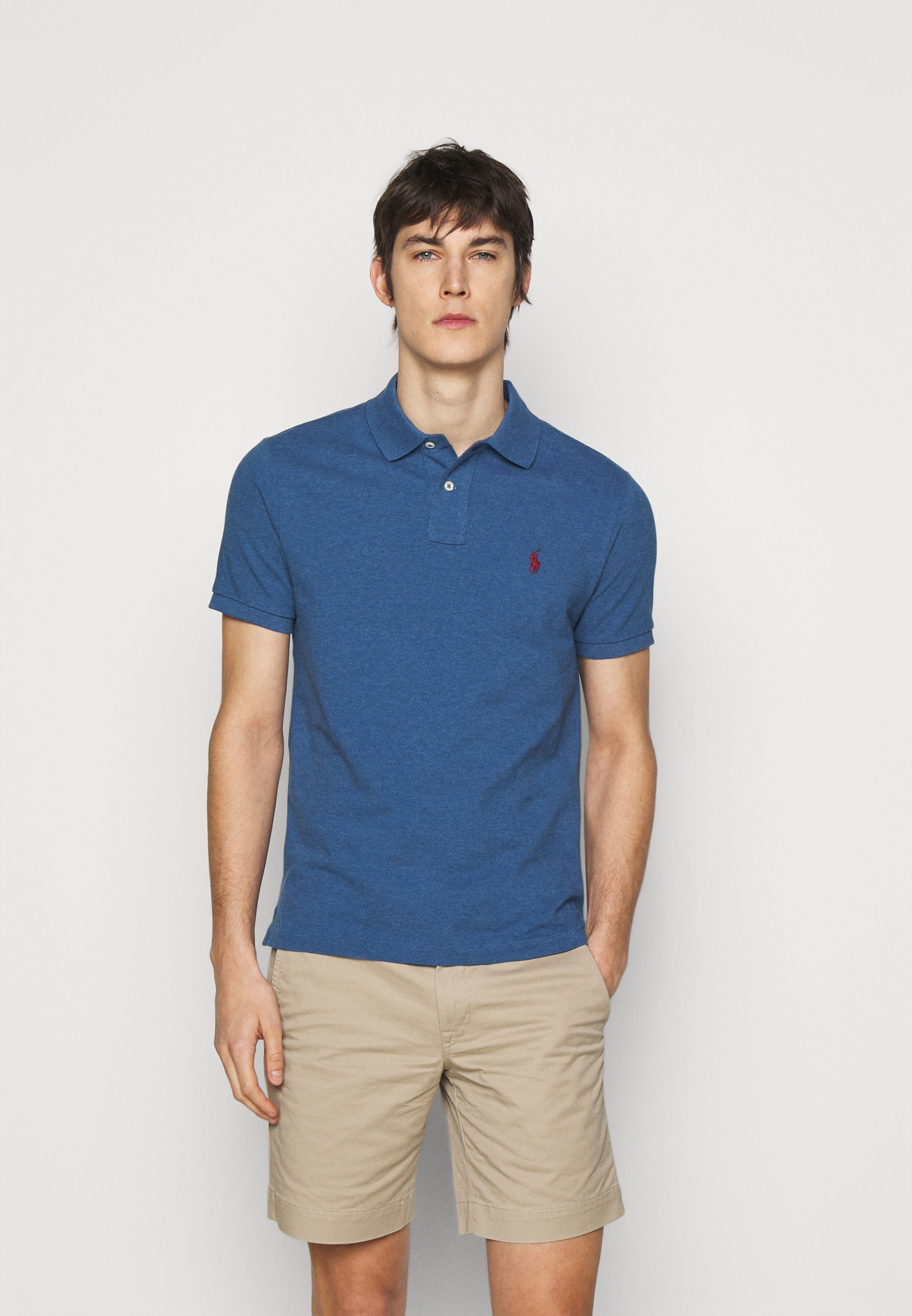 Polo Ralph Lauren BASIC - Polo - royal heather/bleu clair - ZALANDO.FR
