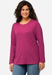 Ulla Popken COL ROND - Langarmshirt - berry