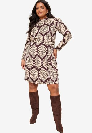 PLUS SIZE FIT - Jerseykjole - purple geo