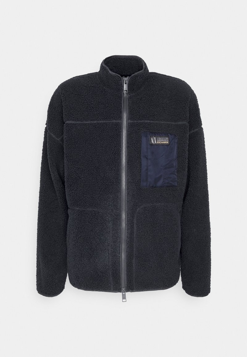 Armani Exchange Fleecejas donkerblauw Armani Exchange Fleecejas donkerblauw