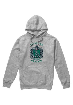 Cotton Soul, HARRY POTTER TEAM CAPTAIN SLYTHERIN - Kapuzenpullover - mottled light grey