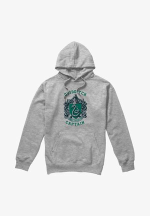 Cotton Soul, HARRY POTTER TEAM CAPTAIN SLYTHERIN - Kapuzenpullover - mottled light grey