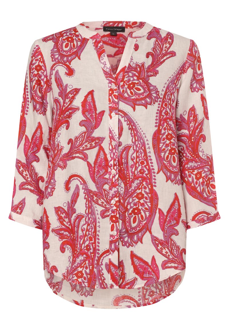 Franco Callegari Bluse - pink weiß