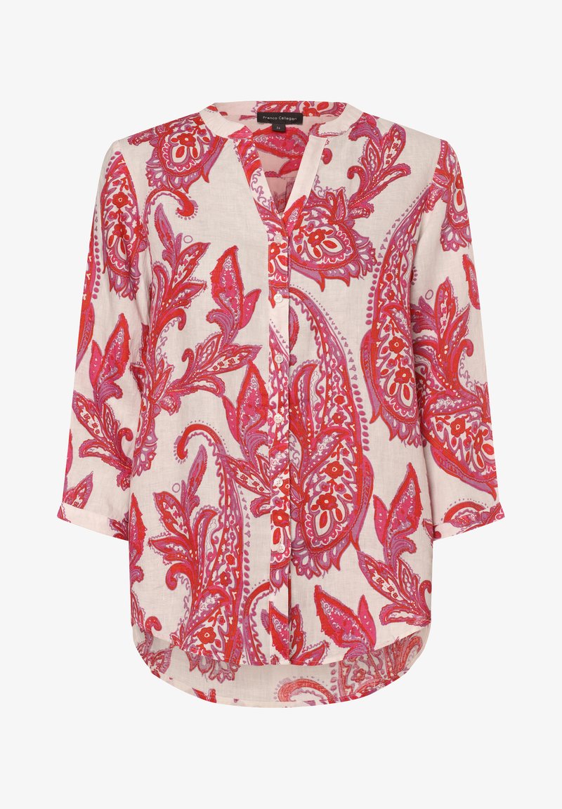 Franco Callegari Bluse - pink weiß