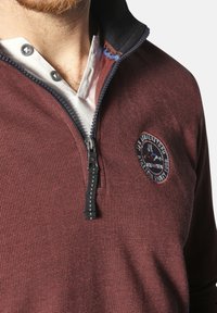 Jan Vanderstorm Sweatshirt - dunkelrot