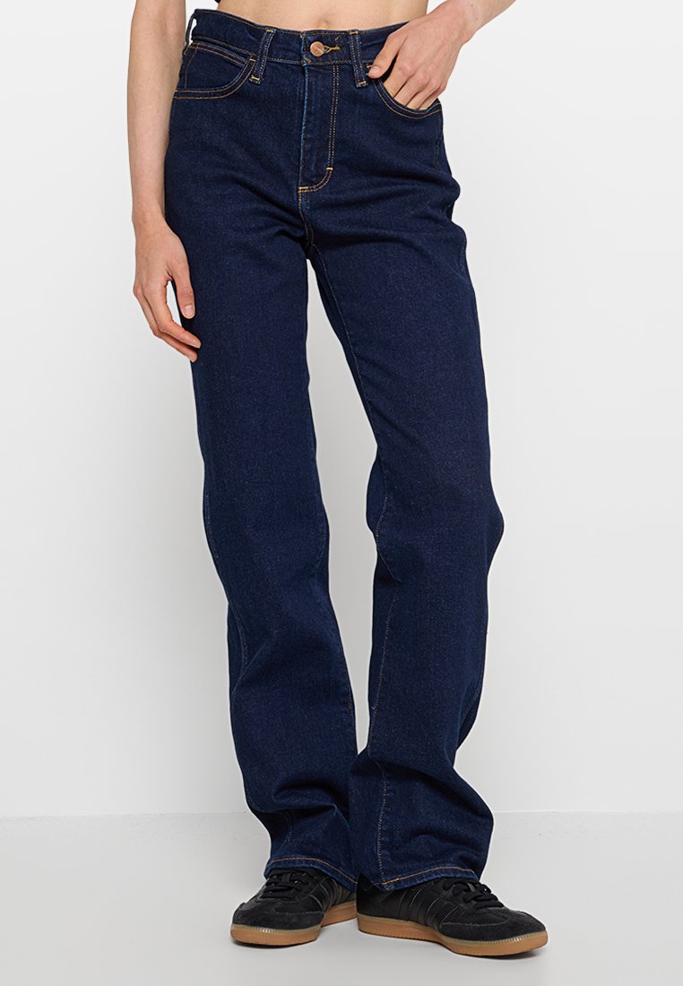 Wrangler Straight leg jeans donkerrood