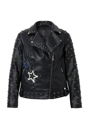 Angel of Style Faux leather jacket - black