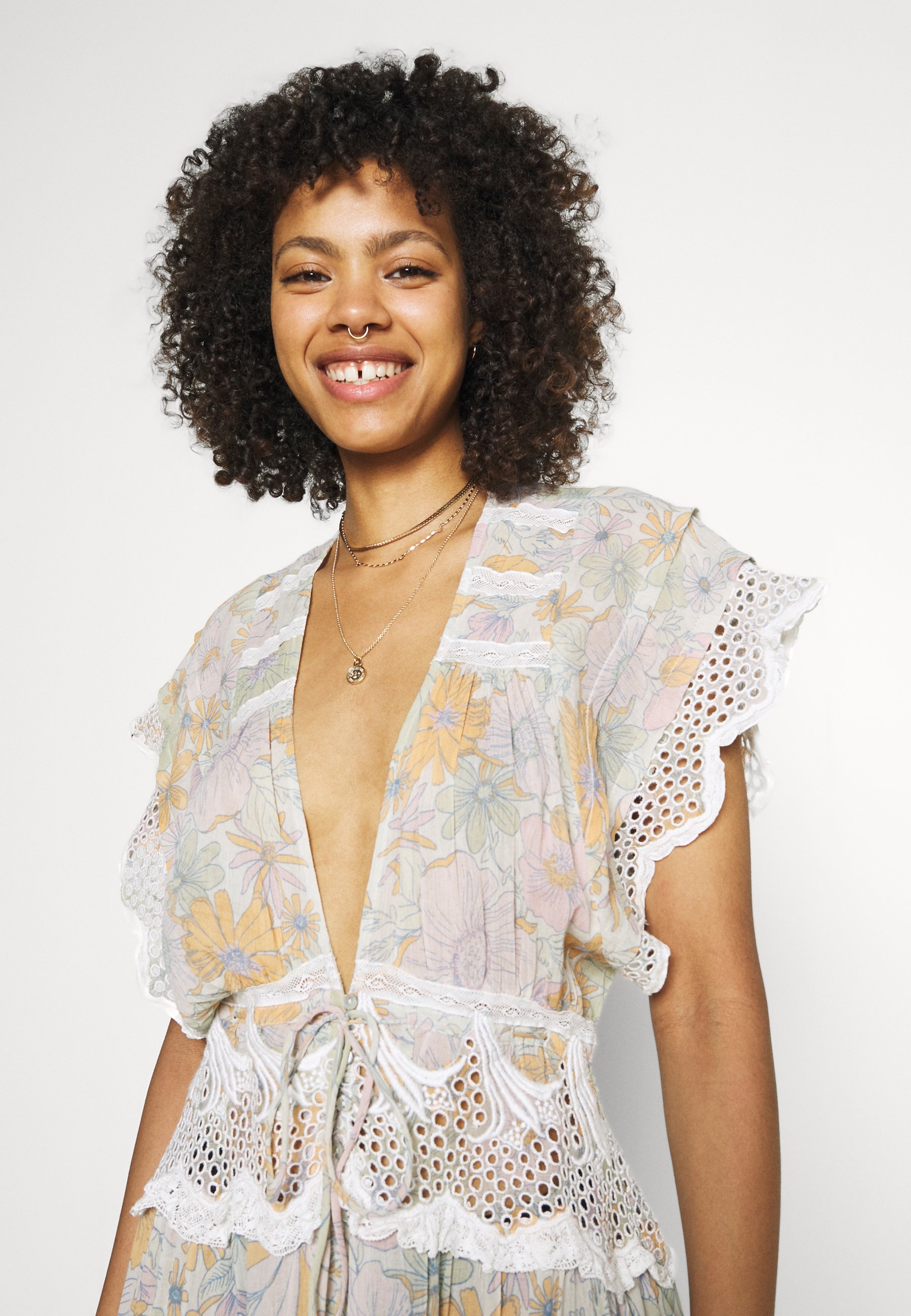 FIELD OF DREAMS - Maxi dress - ivory 