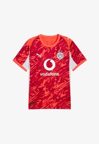 Seleccionado, glowing red-silver mist