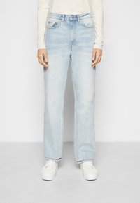 Weekday ROWE EXTRA HIGH - Calças de ganga de perna direita - sleepy blue