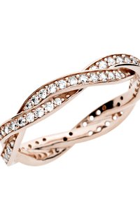 Pandora TWISTED LINES - Ring - rose gold plated