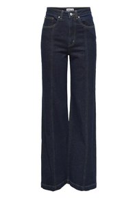ONLY Wide leg - dark-blue denim