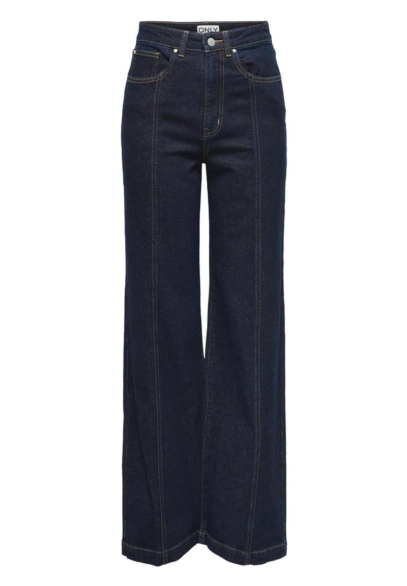 ONLY Wide leg - dark-blue denim