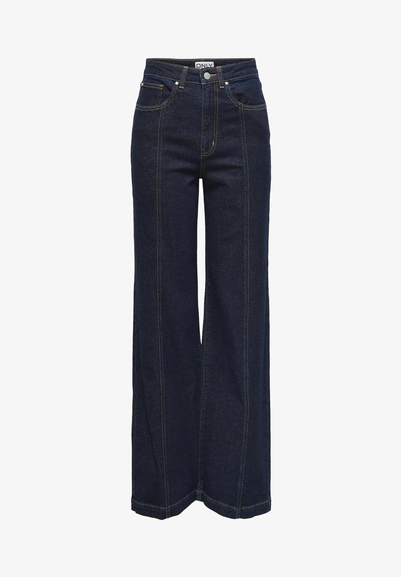 ONLY Wide leg - dark-blue denim