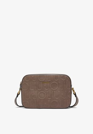 LIU JO, LIU JO MEDIUM CROSSBODY BAG WITH LOGO - Ülerinna-kott - brown