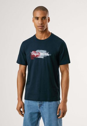 Pepe Jeans TREY TEE - T-shirt imprimé - dulwich blue