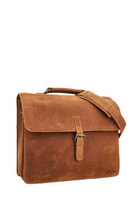 Gusti Leder PETER S. - Attachetasker - hellbraun