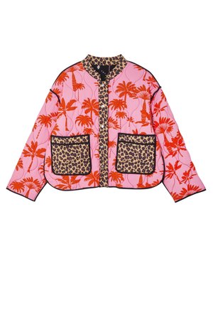 Never Fully Dressed MIDNIGHT HAVANA QUILTED JACKET - Lett jakke - black