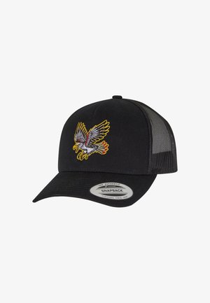 Mister Tee BRAVERY EAGLE PANEL RETRO TRUCKER - Cap - black