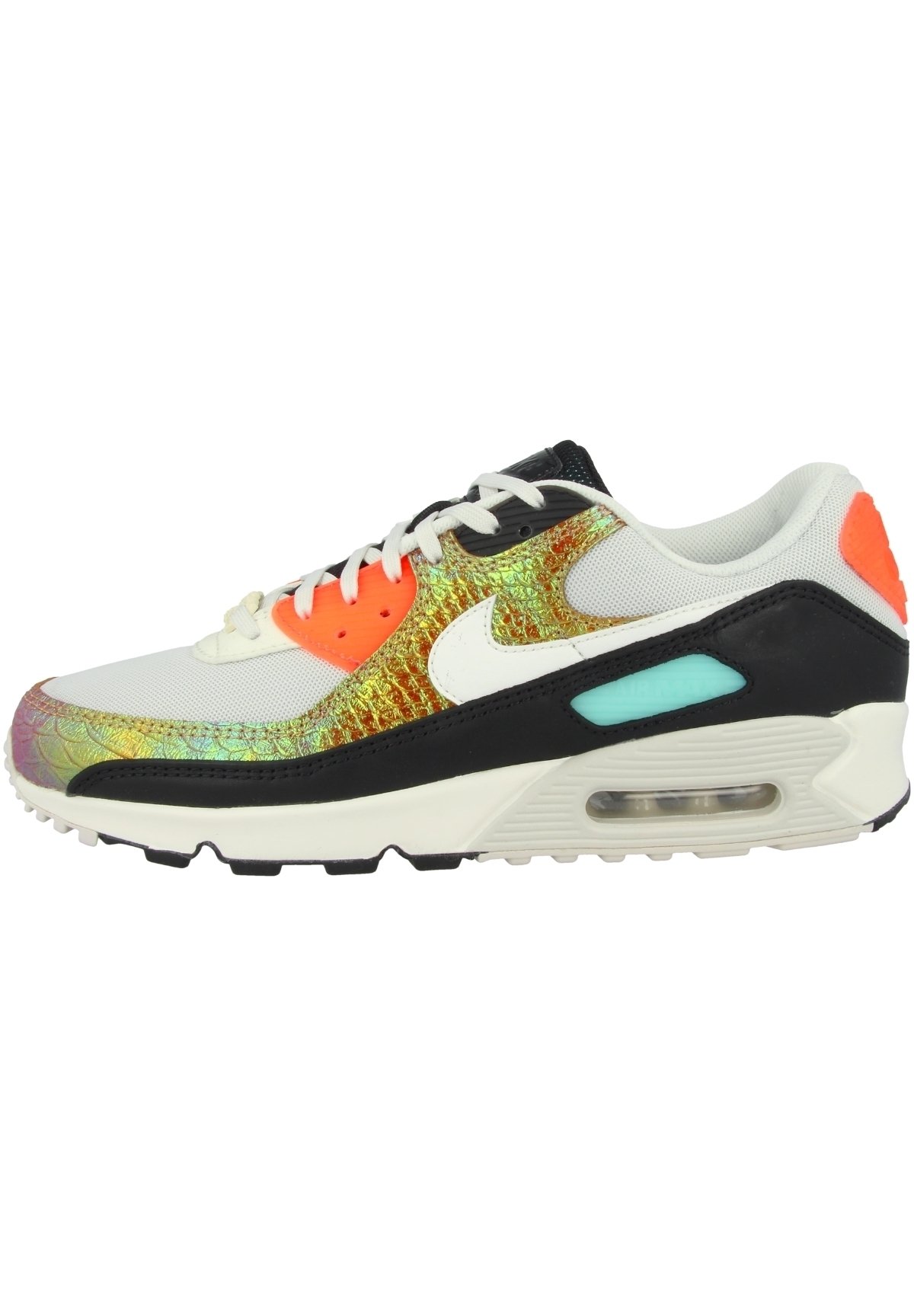 Nike Sportswear Air Max 90 Sneaker Low Light Bone Sail Hyper Crimson Black Mehrfarbig Zalando De