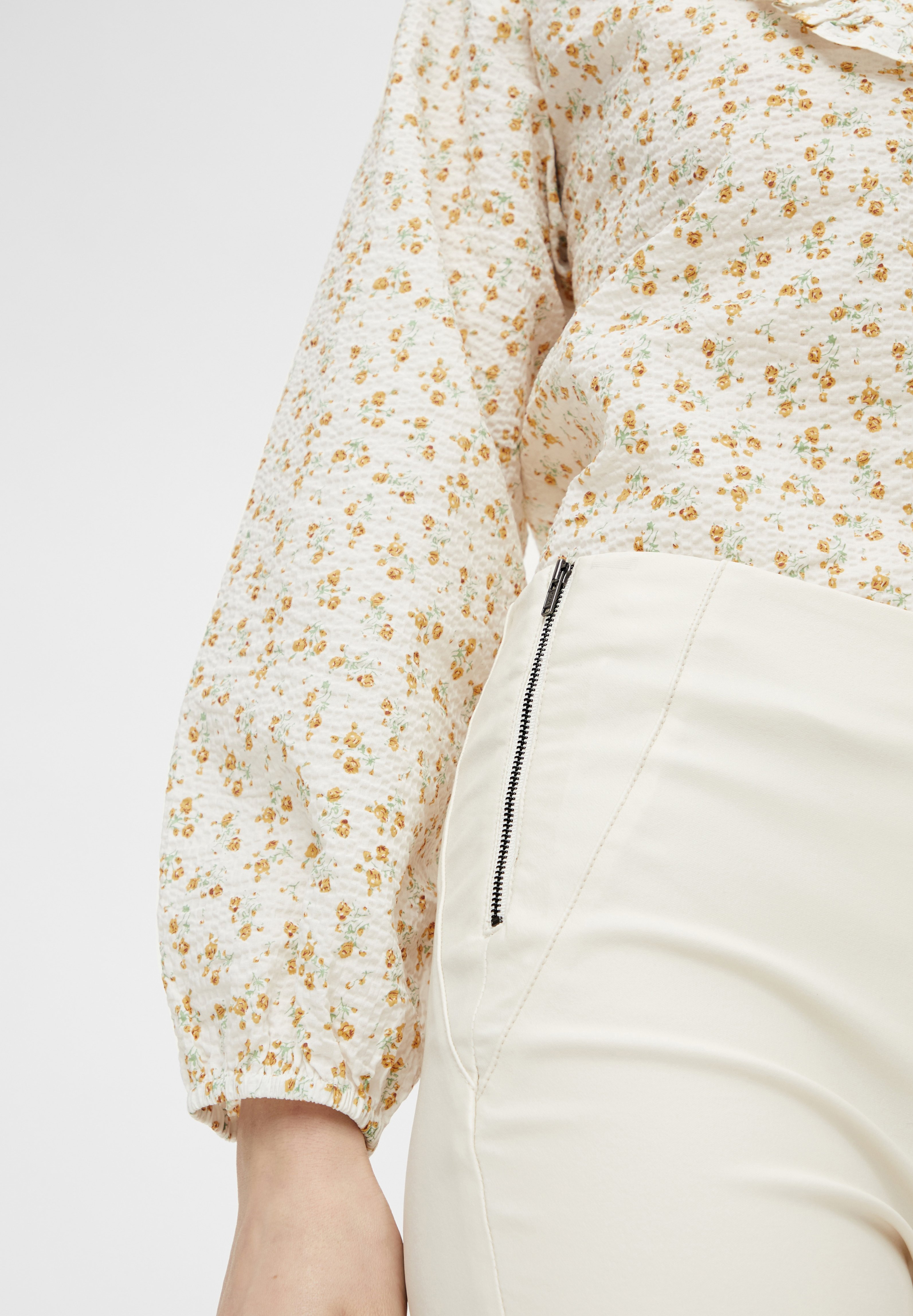 Damer OBJBELLE COATED - Leggings Damer OBJBELLE COATED - Leggings