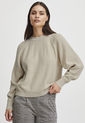 b.young BYMIKALA - Strickpullover - cement melange