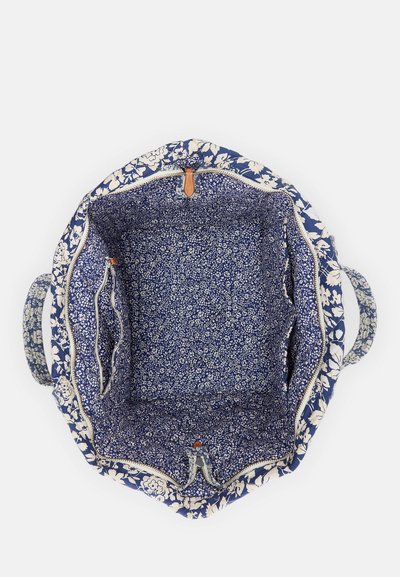 Polo Ralph Lauren QUILTED FLORAL COTTON EXTRA LARGE TOTE - Maisiņveida soma - navy