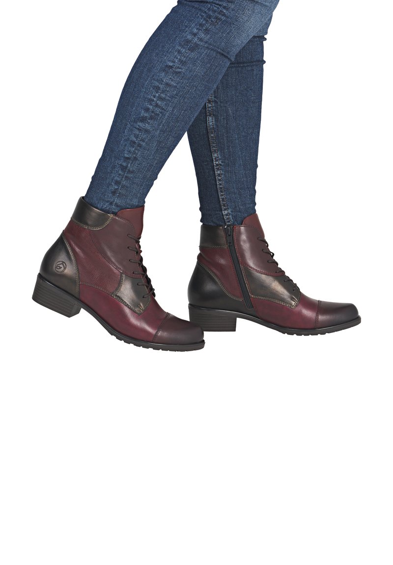 Remonte Bottines à lacets - rot