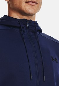Under Armour ARMOUR FLEECE - Felpa con cappuccio - midnight navy