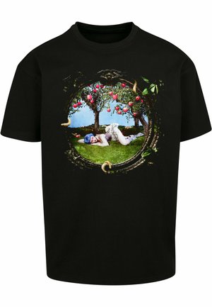 Merchcode, ASHNIKKO APPLE PICTURE OVERSIZED TEE - T-Shirt print - black