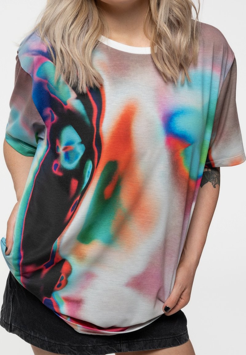 Paradiso Clothing SLIPKNOT ADDERALL FACE SUBLIMATION DYE - Print T-shirt - white