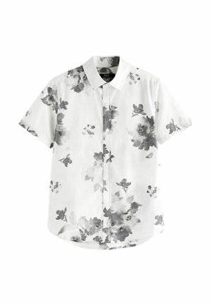 SHORT SLEEVE PRINTED - REGULAR FIT - Shirt - balck white