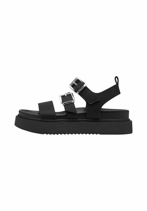 Platform sandals - black