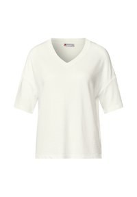 LOOK V-NECK - Camiseta básica - weiß