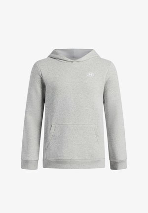 Under Armour, RIVAL FLEECE - Kapuutsiga pusa - mod gray light heather