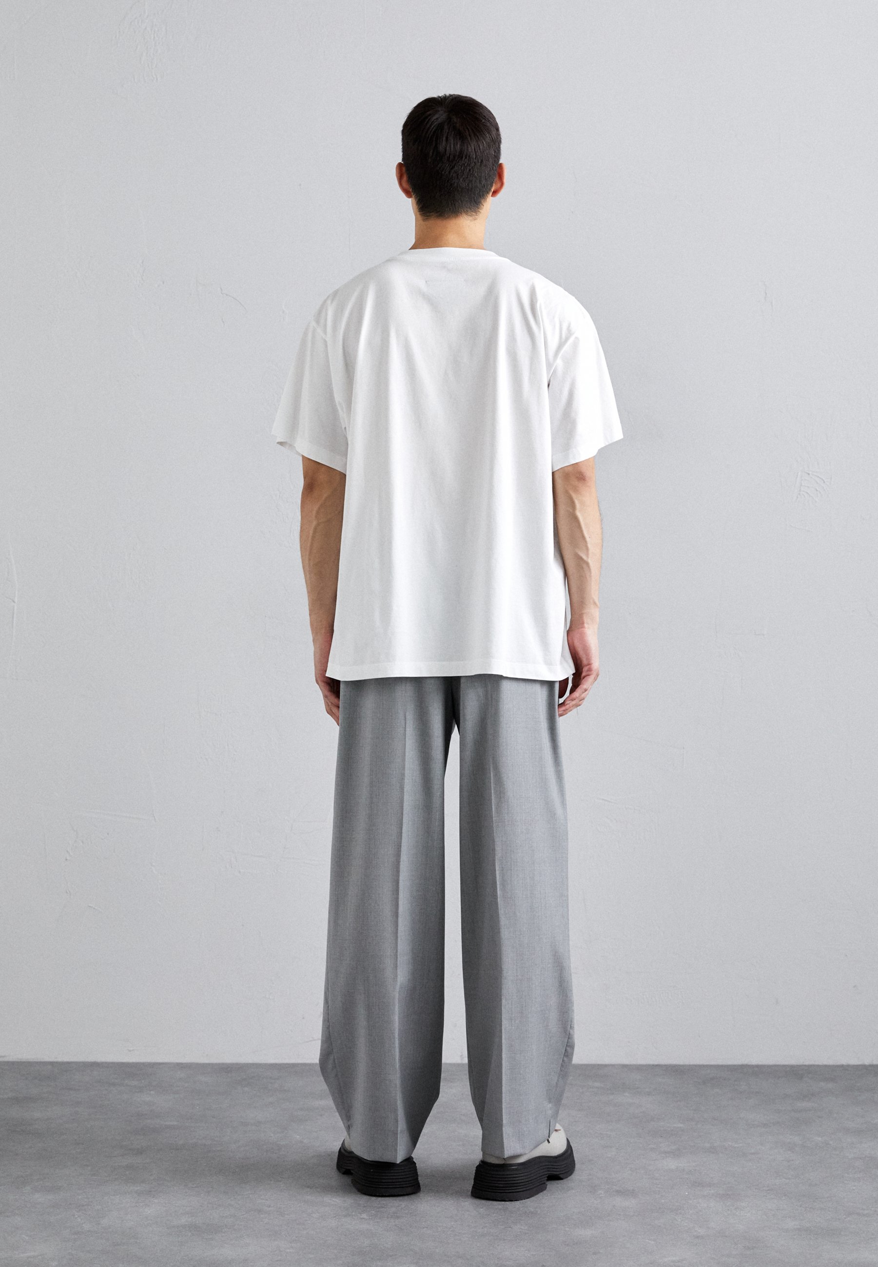 MM6 Maison Margiela Basic T-shirt - white - Zalando.co.uk