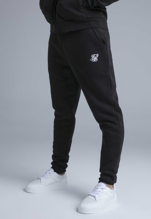 SIKSILK, ESSENTIALS JOGGERS - Dresside alumine osa - black